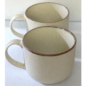 Maison Neuve Riverside 19oz Stoneware Mug Speckled Matte‎ Glaze Set of 2